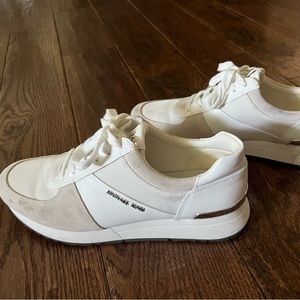 Michael Kors tennis shoes suede detail